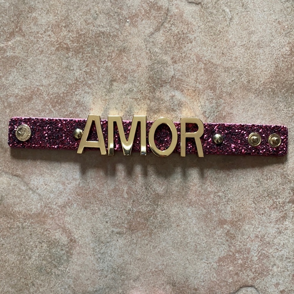 BCBGeneration “AMOR” love bracelet
